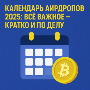 Календарь аирдропов 2025: всё важное - кратко и по делу
