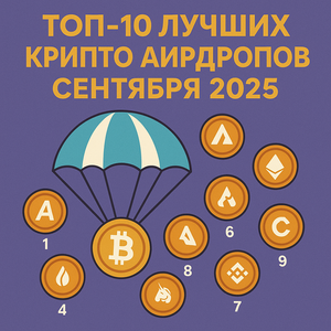 ТОП лучших крипто аирдропов сентября 2025